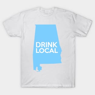 Alabama Drink Local AL Blue T-Shirt